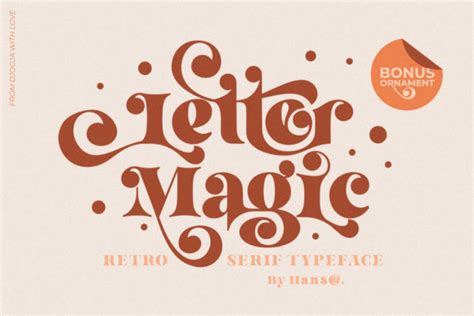 Lettrr magic font